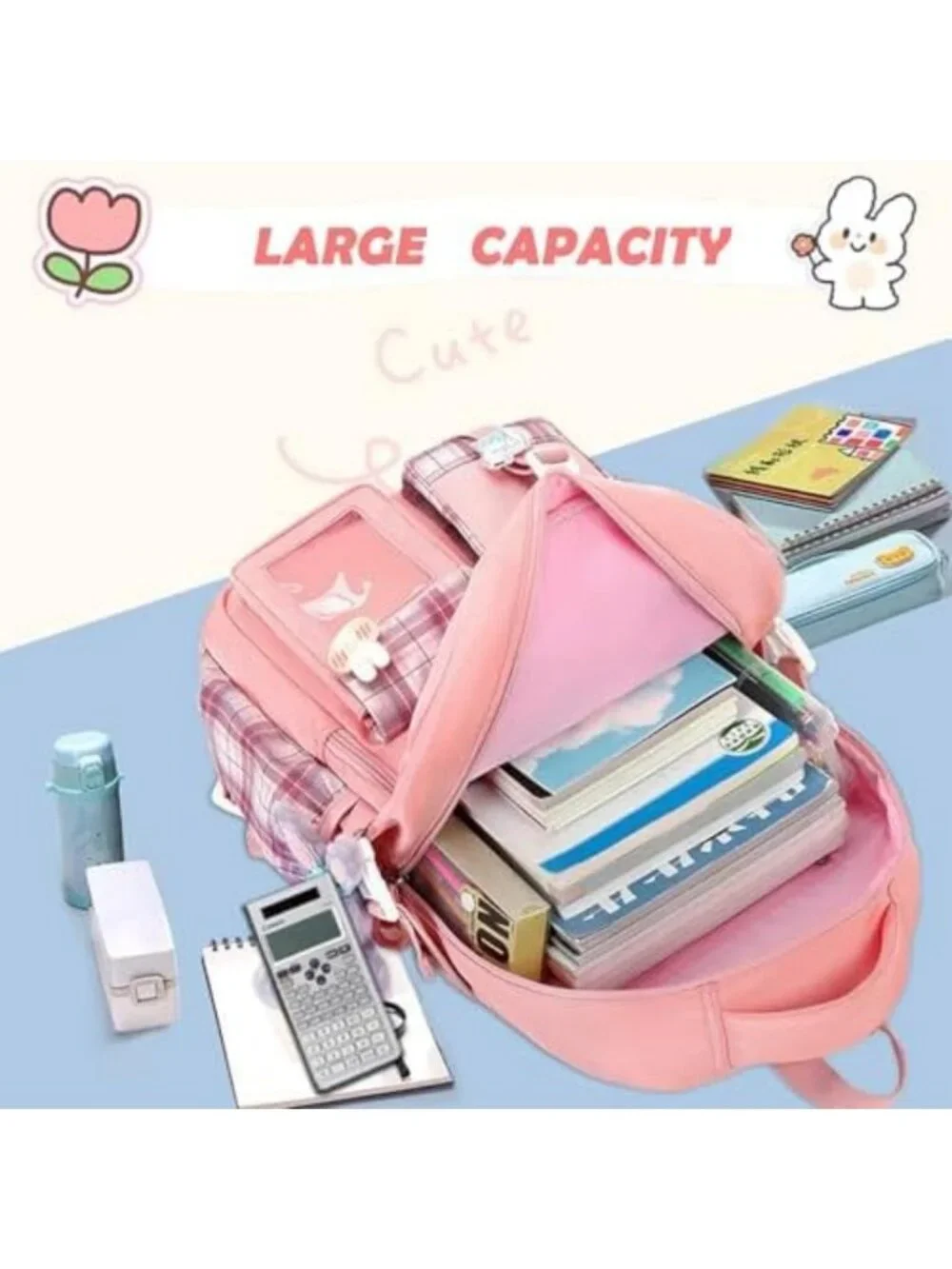 Cute Girls Backpack | Stylish School Bag for Kids & Teens | Fun & Functional